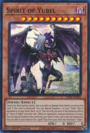 Spirit of Yubel (PHNI-EN001) - Phantom Nightmare 1st Edition - Premium Yugioh Single from Konami - Just $1.50! Shop now at Game Crave Tournament Store