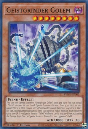 Geistgrinder Golem (PHNI-EN002) - Phantom Nightmare 1st Edition - Premium Yugioh Single from Konami - Just $0.25! Shop now at Game Crave Tournament Store
