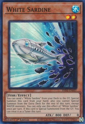 White Sardine (PHNI-EN007) - Phantom Nightmare 1st Edition - Premium Yugioh Single from Konami - Just $0.43! Shop now at Game Crave Tournament Store