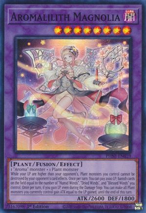 Aromalilith Magnolia (PHNI-EN039) - Phantom Nightmare 1st Edition - Premium Yugioh Single from Konami - Just $0.26! Shop now at Game Crave Tournament Store