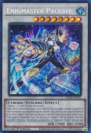 Enigmaster Packbit (PHNI-EN042) - Phantom Nightmare 1st Edition - Premium Yugioh Single from Konami - Just $3.07! Shop now at Game Crave Tournament Store