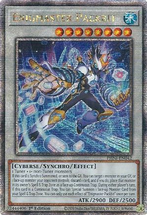 Enigmaster Packbit (Quarter Century Secret Rare) (PHNI-EN042) - Phantom Nightmare 1st Edition - Premium Yugioh Single from Konami - Just $27.67! Shop now at Game Crave Tournament Store