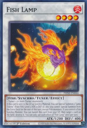 Fish Lamp (PHNI-EN044) - Phantom Nightmare 1st Edition - Premium Yugioh Single from Konami - Just $0.25! Shop now at Game Crave Tournament Store