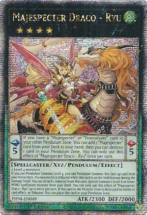 Majespecter Draco - Ryu (Quarter Century Secret Rare) (PHNI-EN049) - Phantom Nightmare 1st Edition - Premium Yugioh Single from Konami - Just $9.71! Shop now at Game Crave Tournament Store