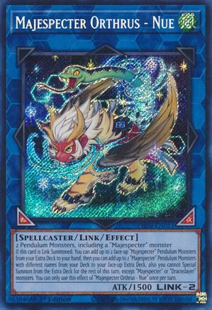Majespecter Orthrus - Nue (PHNI-EN051) - Phantom Nightmare 1st Edition - Premium Yugioh Single from Konami - Just $0.54! Shop now at Game Crave Tournament Store