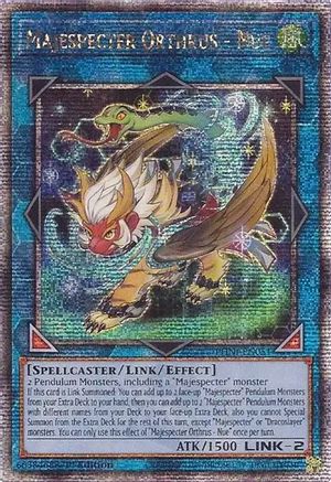 Majespecter Orthrus - Nue (Quarter Century Secret Rare) (PHNI-EN051) - Phantom Nightmare 1st Edition - Premium Yugioh Single from Konami - Just $9.08! Shop now at Game Crave Tournament Store