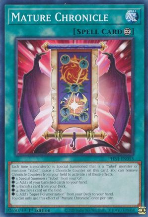 Mature Chronicle (PHNI-EN055) - Phantom Nightmare 1st Edition - Premium Yugioh Single from Konami - Just $0.25! Shop now at Game Crave Tournament Store