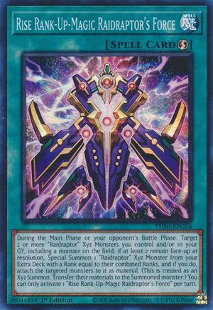 Rise Rank-Up-Magic Raidraptor's Force (PHNI-EN056) - Phantom Nightmare 1st Edition - Premium Yugioh Single from Konami - Just $0.25! Shop now at Game Crave Tournament Store