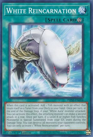 White Reincarnation (PHNI-EN058) - Phantom Nightmare 1st Edition - Premium Yugioh Single from Konami - Just $0.25! Shop now at Game Crave Tournament Store