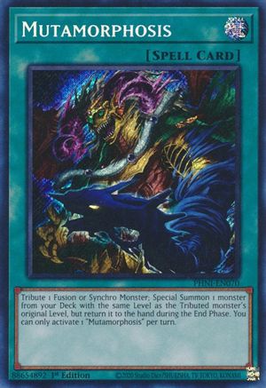 Mutamorphosis (PHNI-EN070) - Phantom Nightmare 1st Edition - Premium Yugioh Single from Konami - Just $0.70! Shop now at Game Crave Tournament Store