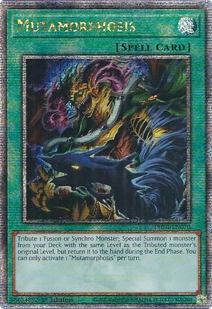Mutamorphosis (Quarter Century Secret Rare) (PHNI-EN070) - Phantom Nightmare 1st Edition - Premium Yugioh Single from Konami - Just $10.26! Shop now at Game Crave Tournament Store