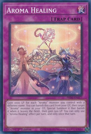Aroma Healing (PHNI-EN077) - Phantom Nightmare 1st Edition - Premium Yugioh Single from Konami - Just $0.25! Shop now at Game Crave Tournament Store