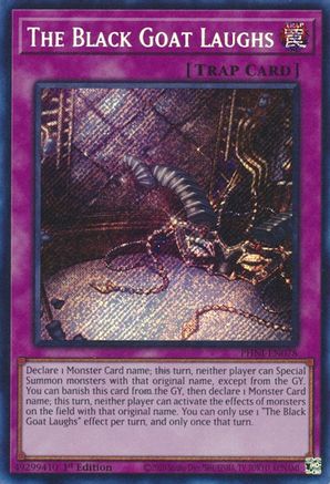 The Black Goat Laughs (PHNI-EN078) - Phantom Nightmare 1st Edition - Premium Yugioh Single from Konami - Just $30.18! Shop now at Game Crave Tournament Store