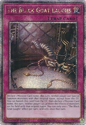 The Black Goat Laughs (Quarter Century Secret Rare) (PHNI-EN078) - Phantom Nightmare 1st Edition - Premium Yugioh Single from Konami - Just $87.48! Shop now at Game Crave Tournament Store