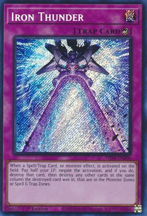 Iron Thunder (PHNI-EN080) - Phantom Nightmare 1st Edition - Premium Yugioh Single from Konami - Just $8.23! Shop now at Game Crave Tournament Store