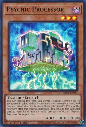 Psychic Processor (PHNI-EN081) - Phantom Nightmare 1st Edition - Premium Yugioh Single from Konami - Just $1.31! Shop now at Game Crave Tournament Store