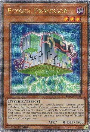 Psychic Processor (Quarter Century Secret Rare) (PHNI-EN081) - Phantom Nightmare 1st Edition - Premium Yugioh Single from Konami - Just $16.50! Shop now at Game Crave Tournament Store