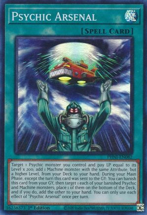 Psychic Arsenal (PHNI-EN082) - Phantom Nightmare 1st Edition - Premium Yugioh Single from Konami - Just $0.25! Shop now at Game Crave Tournament Store