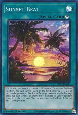 Sunset Beat (PHNI-EN086) - Phantom Nightmare 1st Edition - Premium Yugioh Single from Konami - Just $0.25! Shop now at Game Crave Tournament Store