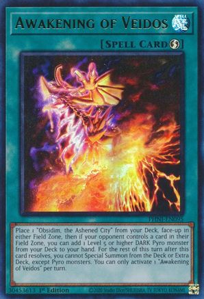 Awakening of Veidos (PHNI-EN095) - Phantom Nightmare 1st Edition - Premium Yugioh Single from Konami - Just $1.80! Shop now at Game Crave Tournament Store