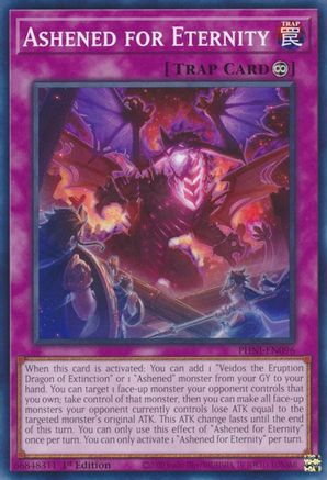 Ashened for Eternity (PHNI-EN096) - Phantom Nightmare 1st Edition - Premium Yugioh Single from Konami - Just $0.25! Shop now at Game Crave Tournament Store