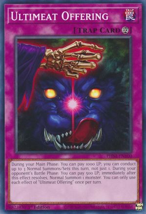 Ultimeat Offering (PHNI-EN100) - Phantom Nightmare 1st Edition - Premium Yugioh Single from Konami - Just $0.25! Shop now at Game Crave Tournament Store