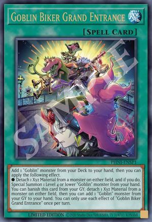 Goblin Biker Grand Entrance (PHNI-ENSP1) (PHNI-ENSP1) - Phantom Nightmare Limited - Premium Yugioh Single from Konami - Just $8.20! Shop now at Game Crave Tournament Store