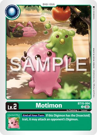 Motimon (BT15-004) - Exceed Apocalypse - Premium Digimon Single from Bandai - Just $0.25! Shop now at Game Crave Tournament Store