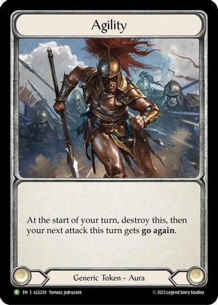 Agility // Gold - LGS229 (LGS229) - Flesh and Blood: Promo Cards Rainbow Foil