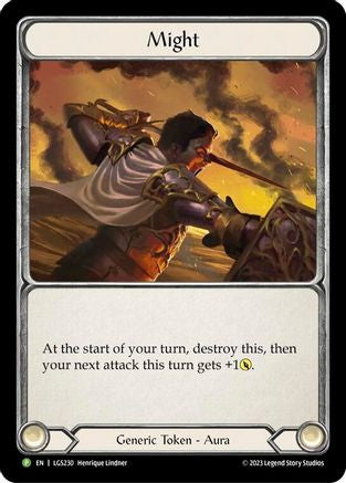 Might // Vigor - LGS230 (LGS230) - Flesh and Blood: Promo Cards Rainbow Foil