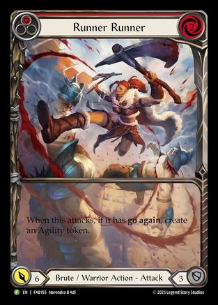 Runner Runner - FAB193 (FAB193) - Flesh and Blood: Promo Cards Rainbow Foil