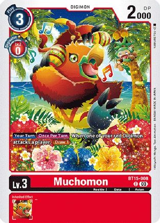 Muchomon (BT15-008) - Exceed Apocalypse - Premium Digimon Single from Bandai - Just $0.25! Shop now at Game Crave Tournament Store