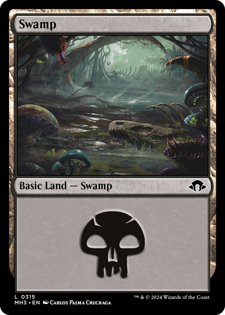 Swamp (MH3-315) - Modern Horizons 3 - Premium MTG Single from Wizards of the Coast - Just $0.25! Shop now at Game Crave Tournament Store