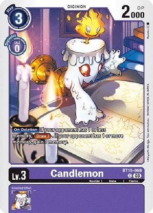Candlemon (BT15-069) - Exceed Apocalypse - Premium Digimon Single from Bandai - Just $0.25! Shop now at Game Crave Tournament Store