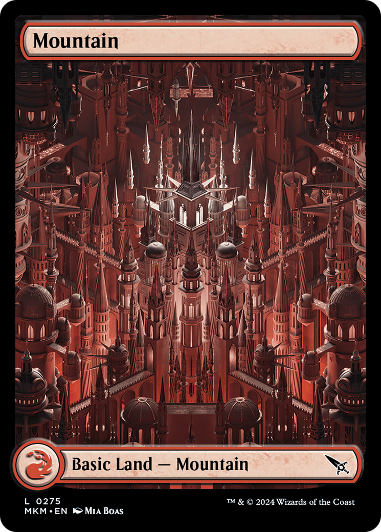 Mountain (MKM-275) - Murders at Karlov Manor Foil - Premium MTG Single from Wizards of the Coast - Just $0.25! Shop now at Game Crave Tournament Store