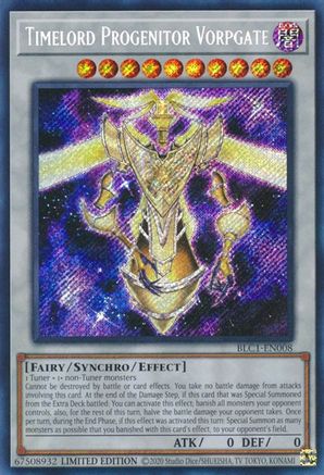 Timelord Progenitor Vorpgate (BLC1-EN008) - Battles of Legend: Chapter 1 Limited - Premium Yugioh Single from Konami - Just $0.57! Shop now at Game Crave Tournament Store