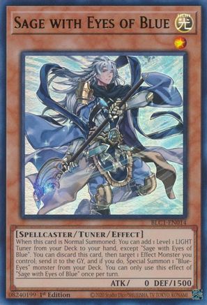Sage with Eyes of Blue (BLC1-EN014) - Battles of Legend: Chapter 1 1st Edition - Premium Yugioh Single from Konami - Just $5.05! Shop now at Game Crave Tournament Store