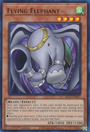 Flying Elephant (BLC1-EN017) - Battles of Legend: Chapter 1 1st Edition - Premium Yugioh Single from Konami - Just $0.28! Shop now at Game Crave Tournament Store