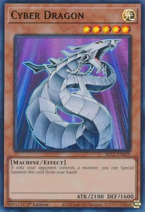 Cyber Dragon (BLC1-EN020) - Battles of Legend: Chapter 1 1st Edition - Premium Yugioh Single from Konami - Just $0.83! Shop now at Game Crave Tournament Store