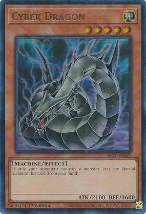 Cyber Dragon (Alternate Art) (BLC1-EN021) - Battles of Legend: Chapter 1 1st Edition - Premium Yugioh Single from Konami - Just $1.04! Shop now at Game Crave Tournament Store