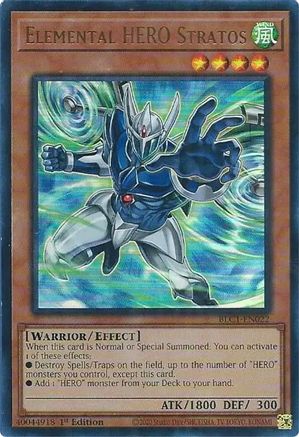 Elemental HERO Stratos (Alternate Art) (BLC1-EN022) - Battles of Legend: Chapter 1 1st Edition - Premium Yugioh Single from Konami - Just $2.29! Shop now at Game Crave Tournament Store