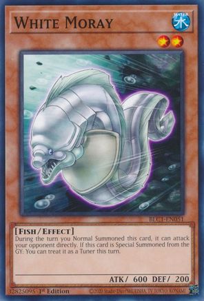 White Moray (BLC1-EN051) - Battles of Legend: Chapter 1 1st Edition - Premium Yugioh Single from Konami - Just $0.25! Shop now at Game Crave Tournament Store