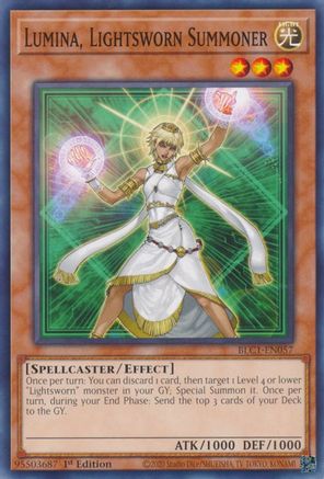Lumina, Lightsworn Summoner (BLC1-EN057) - Battles of Legend: Chapter 1 1st Edition - Premium Yugioh Single from Konami - Just $0.25! Shop now at Game Crave Tournament Store