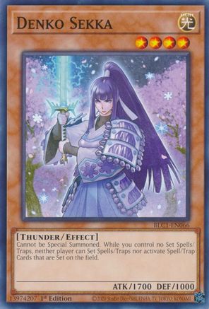Denko Sekka (BLC1-EN066) - Battles of Legend: Chapter 1 1st Edition - Premium Yugioh Single from Konami - Just $0.25! Shop now at Game Crave Tournament Store