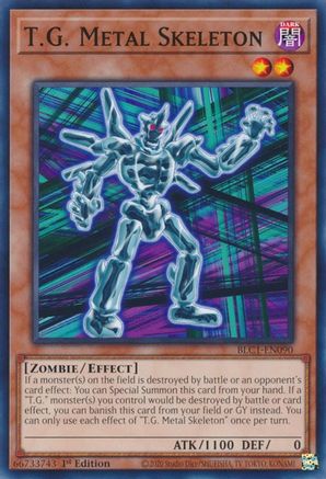 T.G. Metal Skeleton (BLC1-EN090) - Battles of Legend: Chapter 1 1st Edition - Premium Yugioh Single from Konami - Just $0.25! Shop now at Game Crave Tournament Store
