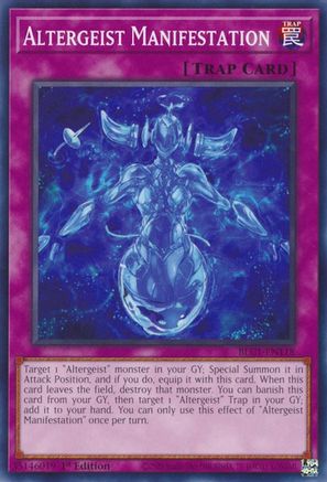 Altergeist Manifestation (BLC1-EN118) - Battles of Legend: Chapter 1 1st Edition - Premium Yugioh Single from Konami - Just $0.25! Shop now at Game Crave Tournament Store