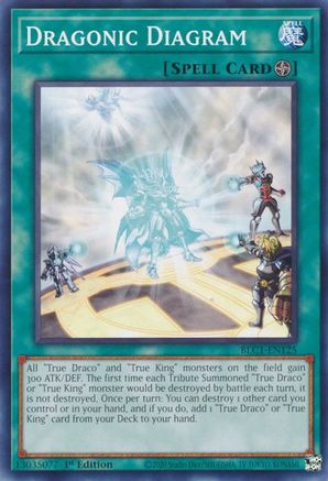 Dragonic Diagram (BLC1-EN125) - Battles of Legend: Chapter 1 1st Edition - Premium Yugioh Single from Konami - Just $0.25! Shop now at Game Crave Tournament Store