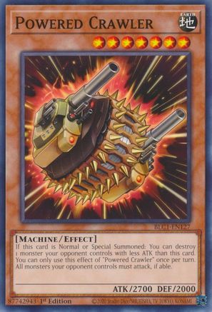 Powered Crawler (BLC1-EN127) - Battles of Legend: Chapter 1 1st Edition - Premium Yugioh Single from Konami - Just $0.25! Shop now at Game Crave Tournament Store