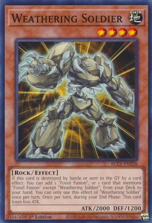Weathering Soldier (BLC1-EN128) - Battles of Legend: Chapter 1 1st Edition - Premium Yugioh Single from Konami - Just $0.25! Shop now at Game Crave Tournament Store