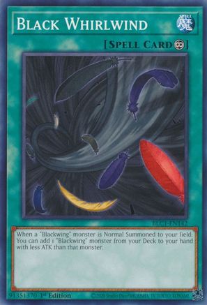 Black Whirlwind (BLC1-EN142) - Battles of Legend: Chapter 1 1st Edition - Premium Yugioh Single from Konami - Just $0.30! Shop now at Game Crave Tournament Store